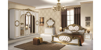 Obrázek Ložnice Barocco bílá/zlatá