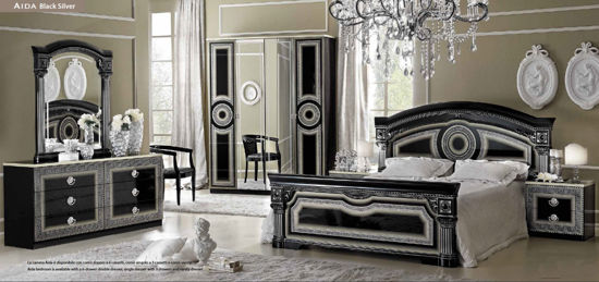 Obrázek Ložnice Aida black silver 2